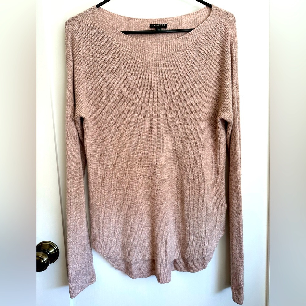 Light Pink Sweater, Size M, Express